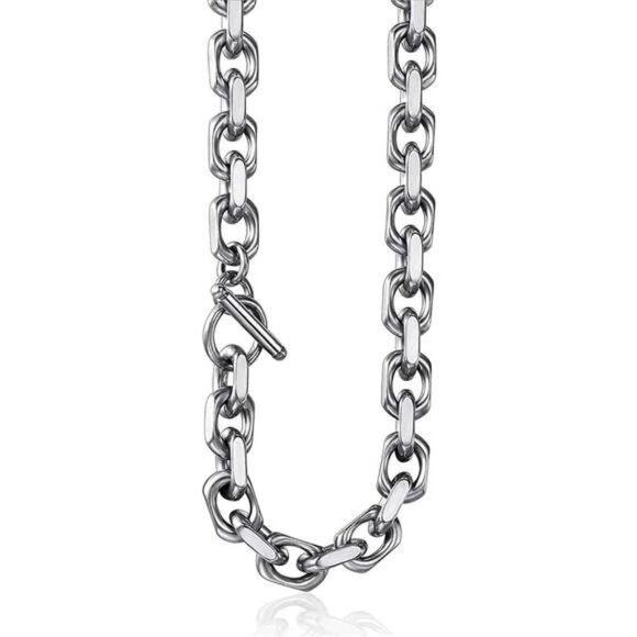Mens Stainless Steel Necklace Cable Rolo Link Chain 18-26 inch Trendy